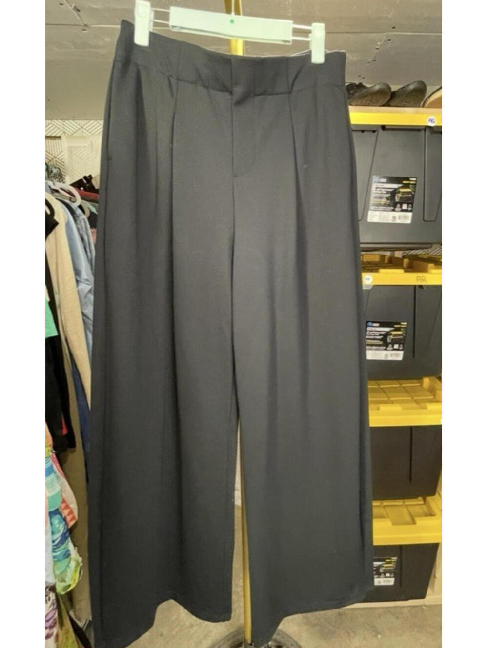 NWOT Halara Flex High Waisted Tummy Control Work Pants Barrel Leg Athleisure M